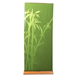 Details zu Greenline-Rollup "Bambus flach"  mit Bedruckung
